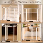 Topika Baby Gate for Stairs with Door, Auto Close Safety Gate
