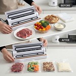 Topika Vacuum Sealer Machine With 60KPa Suction, for Dry & Wet Food Sealing