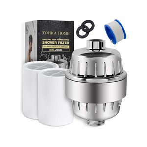 TopikaHome-20 Stage Shower Filter,2 Replacement Cartridges for Shower Head