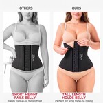 Topika 25 Steel Boned Latex Waist Trainer Corset Belt Womens Body Shaper
