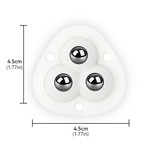 Topika-Mini Caster Wheels Self Adhesive,Ball Transfer Casters Rollers Wheel