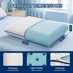 Topika - Cervical Cooling Gel Memory Foam Pillow For Side And Back Sleepers