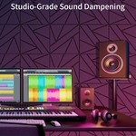 Acoustic Panels with Self-Adhesive, Sound Proof Foam Wall Panels