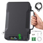 Topika - Gun Lock Box Mini Safe, Biometric Fingerprint & Keypad Pistol Safe