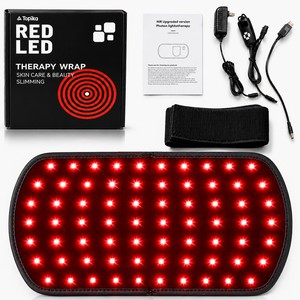 Topika 70 LEDs Red Light Therapy Belt, 660nm and 850nm Infrared