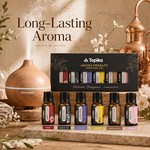 Topika - Essential Oils Set, 6 Piece Water-Soluble Fragrance Oils, 10ml