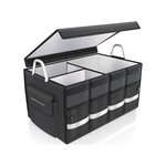 Topika - Car Cooler Box Insulated Storage Bag, Foldable Car Trunk Organiser