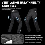 Motocentric Motocross Pants Motorcycle Dirt Bike Pants with Knee Armour