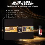 Topika - Essential Oils Set, 12 Piece Water-Soluble Fragrance Oils, 10ml