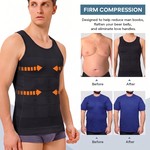 Topika - Compression Vests For Men Men Seamless Shaper Vest Tummy Control