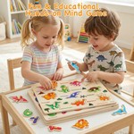 Topika Matching Puzzles For Toddlers 6 Pieces Educational Wooden Puzzles