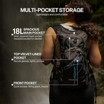 Topika - 18L Hydration Backpack with 2L Bladder, Waterproof, Lightweight