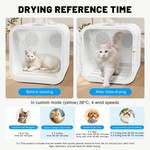 Topika Pet Dryer Box 70L Dog Hair Dryer with Dual Motor
