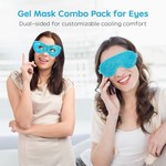 Topika - Cool Eye Mask for Sleeping,Gel Eye Mask for Dark Circles Puffiness