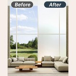 Topika- 45/90cmx1000cm Static Frosted Window Film, Privacy Film, Anti-Glare
