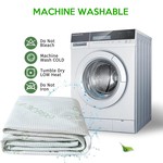 Topika Mattress Protector Waterproof Bamboo Fitted Sheet, Deep Pocket Cover