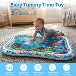 Topika Water Mat For Baby Inflatable Water Tummytime Thickened&Durable PVC