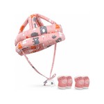 Topika Baby Safety Helmet Set with 4 Knee Pads for Crawling and Walking