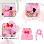 TopikaPet - Rabbit Harness & Leash Set, Adjustable Mesh Vest for Small Pets