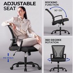 Topika Lite 200 - Ergonomic Mid-Back Mesh Office Chair & Adjustable recline
