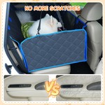 Topika - Dog Car Seat Cover for Back Seat,Hard Bottom Dog Back Seat Hammock