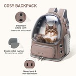 Topika Cat Backpack Carrier Bag, Foldable Dog Carrier Bag for Travel
