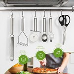Topika 33pcs Silicone Kitchen Utensils Set With Stainless Steel Handle