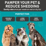 Topika Pet Dematting Comb for Dogs & Cats, Dual Sided Grooming Tool