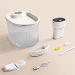 Topika 2L Rechargeable Wireless Cat Water Fountain with Motion Sensor