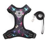 TopikaPet - Escape Proof Cat Harness and Leash Set, Adjustable Soft Fabric
