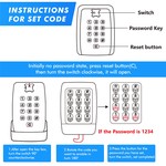 Topika - Lock Key Box with Code,Large Capacity Key Holder & Storage Box