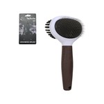 TopikaPet - Double-Sided Dog Slicker Brush, Grooming, Shedding & Detangling
