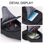 Topika - Crossbody Sling Bag Backpack Travel Chest Bag for Hiking & Day Use