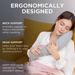Topika - Travel Neck Brace, Twistable Memory Foam Travel Neck Pillows