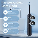 Topika 3 in 1 Electric Toothbrush, Water Flosser & Scaler