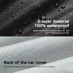 TopikaAuto Car Cover Waterproof All Weather for Bakkies Pickups Trucks Vans