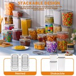 Topika -24/14/7-Airtight Food Storage Container Set with Lids for Kitchen