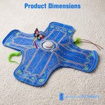 Topika Cat Toys for Indoor Cats, Touch Activated Kitten Toy