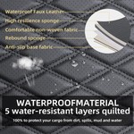 Topika - Luxury Faux Leather Car Seat Covers, Waterproof, Universal Fit