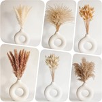 Topika Dried Pampas Grass Decor 100pcs Artificial Flowers for Home, Wedding