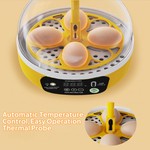 Topika 8-Egg Temperature Control Incubator with Clear Lid for Home Hatching
